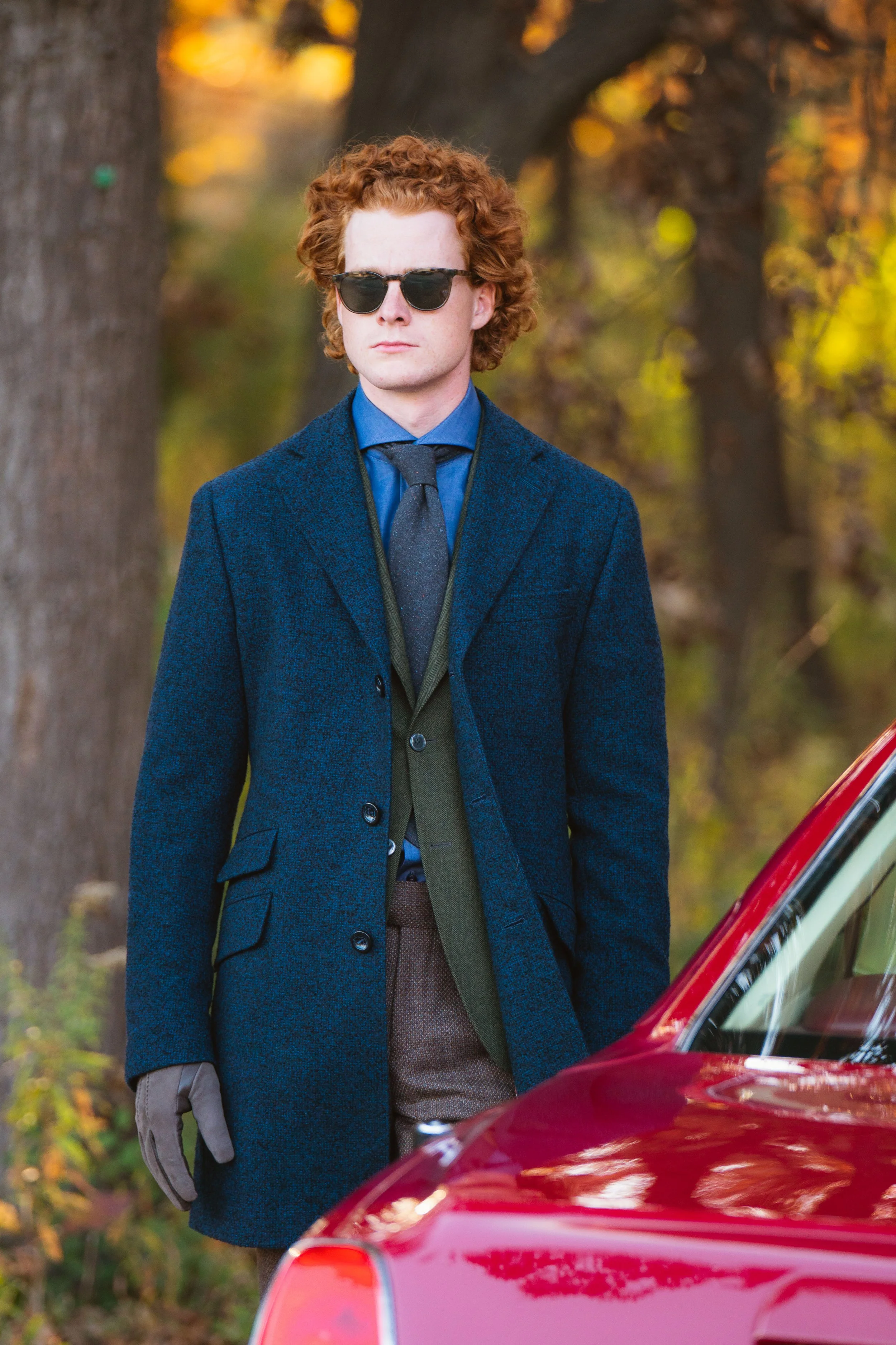 Custom overcoat online clearance